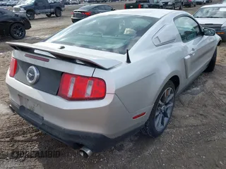 2011 Ford Mustang GT with VIN 1ZVBP8CF2B5132540, listed as a IAAI auction lot 41419804 with 191,934 mi miles. Bid and sale history available at carsss.com. Image 4.