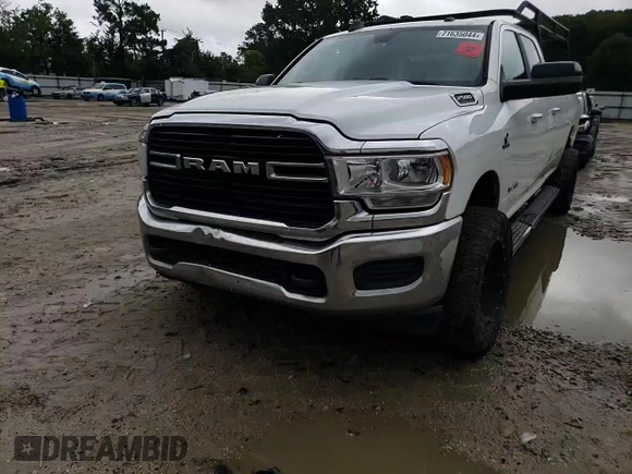 2019 Ram 2500 Big Horn with VIN 3C6UR5JL7KG529979, listed as a Copart auction lot 71635044 with 227,547 mi miles and Salvage Title. Bid and sale history available at carsss.com. Image 10.