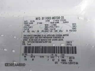 2006 Ford Ranger XL with VIN 1FTZR15E66PA78130, listed as a IAAI auction lot 41296599 with 204,905 mi miles. Bid and sale history available at carsss.com. Image 9.