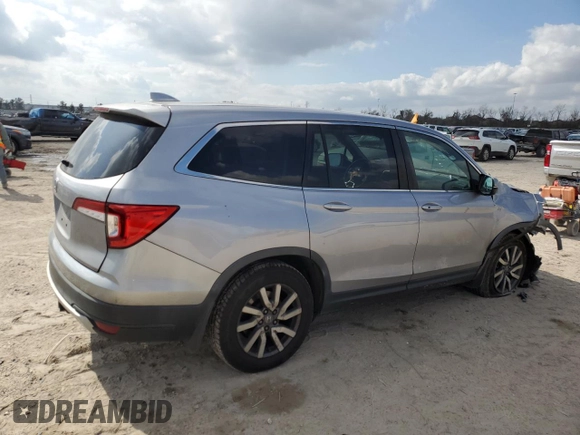 2019 Honda Pilot EX-L with VIN 5FNYF5H49KB013887, listed as a Copart auction lot 44258315 with 159,115 mi miles and Salvage title. Bid and sale history available at DreamBid. Image 3.