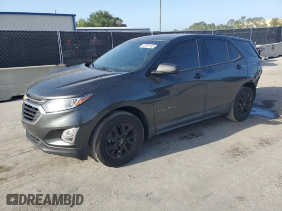 2018 Chevrolet Equinox LS with VIN 2GNAXHEV5J6138832, listed as a Copart auction lot 52381155 with 123,408 mi miles and Salvage Title. Bid and sale history available at DreamBid. Image 1.