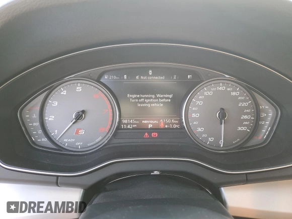 2018 Audi SQ5 Premium Plus with VIN WA1A4AFY0J2023581, listed as a Copart auction lot 74968304 with 98,145 mi miles and Clean Title. Bid and sale history available at DreamBid. Image 9.