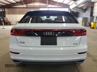2019 Audi Q8 Premium z VIN WA1AVAF19KD010981, wystawiony jako Copart lot #48662215 z przebiegiem 84 783 mil mil oraz Czysty tytuł • Clean title. Historia ofert i sprzedaży dostępna na DreamBid. Obrazek 6.