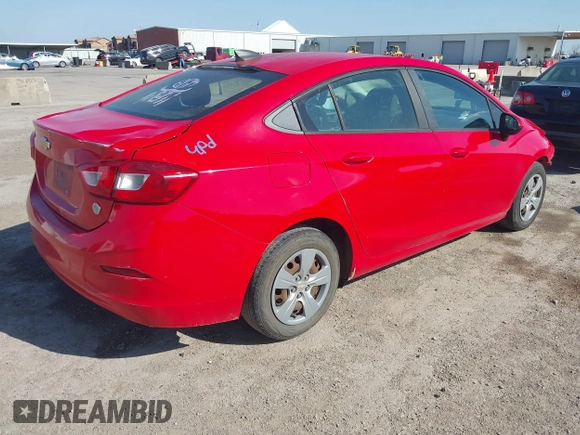 2018 Chevrolet Cruze LS with VIN 1G1BC5SM3J7143183, listed as a IAAI auction lot 41765123 with 109,670 mi miles and . Bid and sale history available at DreamBid. Image 4.