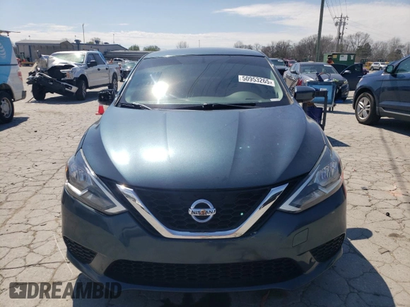 2016 Nissan Sentra S with VIN 3N1AB7AP2GY309135, listed as a Copart auction lot 50953265 with 58,392 mi miles and Salvage Title. Bid and sale history available at carsss.com. Image 5.