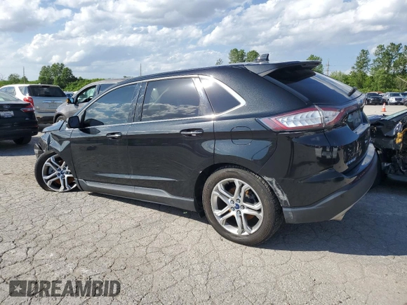 2015 Ford Edge Titanium z VIN 2FMTK4K88FBB56310, wystawiony jako Copart lot #53851524 z przebiegiem 170 380 mil mil oraz Szkody całkowita. Historia ofert i sprzedaży dostępna na DreamBid. Obrazek 2.