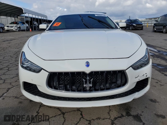 2015 Maserati Ghibli S Q4 with VIN ZAM57RTAXF1150142, listed as a Copart auction lot 39860754 with 56,483 mi miles. Bid and sale history available at carsss.com. Image 5.