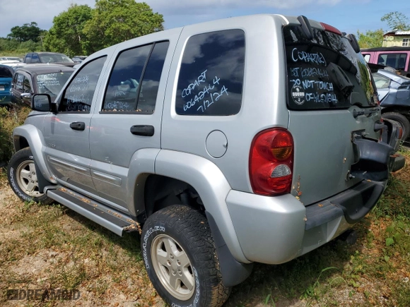 2004 Jeep Liberty Limited with VIN 1J4GL58K54W113559, listed as a Copart auction lot 60642464 with 0 mi miles and Non Repairable. Bid and sale history available at carsss.com. Image 2.