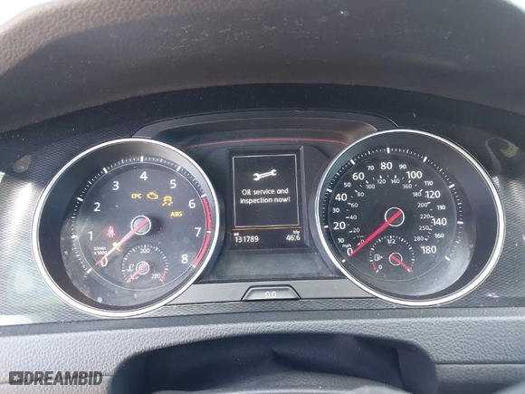 2016 Volkswagen Golf GTI S with VIN 3VW5T7AU0GM055169, listed as a IAAI auction lot 41889947 with 131,789 mi miles. Bid and sale history available at carsss.com. Image 7.
