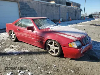 1995 Mercedes-Benz SL with VIN WDBFA76E4SF105819, listed as a Copart auction lot 89120625 with 117,526 mi miles and Salvage title. Bid and sale history available at DreamBid. Image 4.