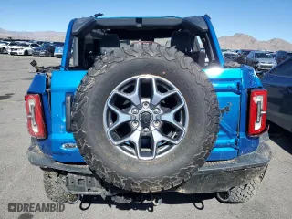 2021 Ford Bronco with VIN 1FMEE5DH6MLA74091, listed as a Copart auction lot 46137495 with 54,780 mi miles and Salvage Title. Bid and sale history available at carsss.com. Image 6.