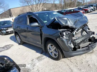 2019 GMC Terrain SLE z VIN 3GKALTEV3KL350038, wystawiony jako Copart lot #47271035 z przebiegiem 78 592 mil mil oraz Szkoda całkowita • Salvage title. Historia ofert i sprzedaży dostępna na DreamBid. Obrazek 4.