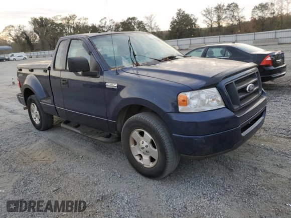 2007 Ford F-150 STX with VIN 1FTRF02267KB67255, listed as a Copart auction lot 78795584 with 166,024 mi miles and Salvage Title. Bid and sale history available at carsss.com. Image 4.
