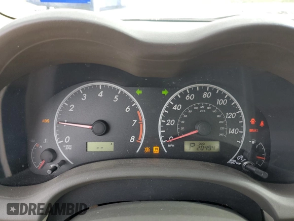 2010 Toyota Corolla с VIN 1NXBU4EEXAZ284087, выставлен на аукционе Copart как лот 57619745 с пробегом 204 943 миль миль и Списание • Salvage title. История ставок и продаж доступна на DreamBid. Изображение 9.