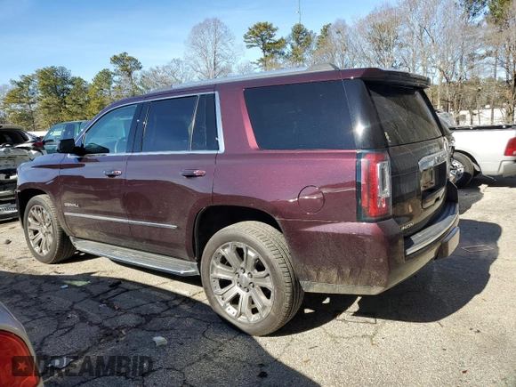 2017 GMC Yukon Denali with VIN 1GKS2CKJ5HR229277, listed as a Copart auction lot 87868105 with 95,714 mi miles and Salvage Title. Bid and sale history available at carsss.com. Image 2.