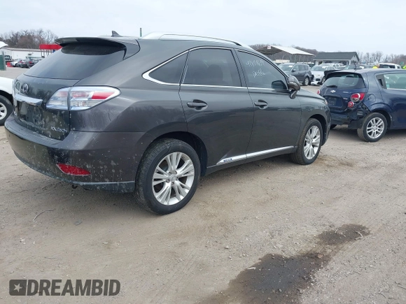 2010 Lexus RX 450h with VIN JTJBC1BA5A2408301, listed as a IAAI auction lot 41801639 with 264,134 mi miles and . Bid and sale history available at DreamBid. Image 4.