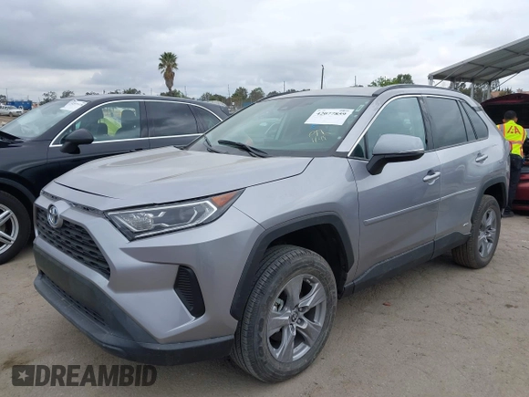 2023 Toyota RAV4 Hybrid LE with VIN 4T3MWRFVXPU086012, listed as a IAAI auction lot 42077859 with 1,140 mi miles. Bid and sale history available at carsss.com. Image 17.