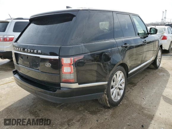 2017 Land Rover Range Rover HSE z VIN SALGS2FV9HA374192, wystawiony jako Copart lot #49655255 z przebiegiem 139 359 mil mil oraz Szkoda całkowita • Salvage title. Historia ofert i sprzedaży dostępna na DreamBid. Obrazek 3.