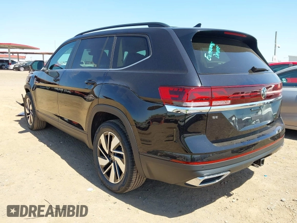 2025 Volkswagen Atlas SE with VIN 1V2WR2CAXSC519735, listed as a IAAI auction lot 42014761 with 2,957 mi miles and . Bid and sale history available at DreamBid. Image 3.