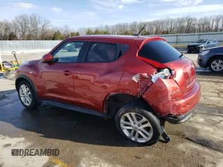 2014 Nissan Juke S with VIN JN8AF5MR1ET351874, listed as a Copart auction lot 45927775 with 157,798 mi miles and Salvage Title. Bid and sale history available at DreamBid. Image 2.