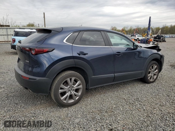 2020 Mazda CX-30 Select with VIN 3MVDMBCL2LM119689, listed as a Copart auction lot 53576185 with 123,605 mi miles and Salvage Title. Bid and sale history available at DreamBid. Image 3.