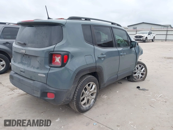 2018 Jeep Renegade Latitude with VIN ZACCJABB9JPH85547, listed as a IAAI auction lot 41511374 with 79,837 mi miles. Bid and sale history available at carsss.com. Image 4.