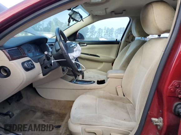 2010 Chevrolet Impala LT with VIN 2G1WB5EK2A1206866, listed as a Copart auction lot 84526614 with 156,026 mi miles and Salvage Title. Bid and sale history available at DreamBid. Image 7.