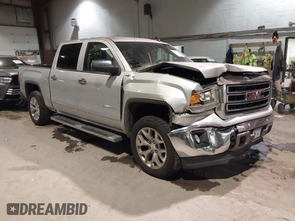 2015 GMC Sierra 1500 SLT with VIN 3GTU2VEC6FG199944, listed as a IAAI auction lot 41362346 with 152,515 mi miles and . Bid and sale history available at DreamBid. Image 1.
