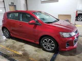 2019 Chevrolet Sonic LT with VIN 1G1JD6SB8K4106291, listed as a Copart auction lot 46584805 with 53,366 mi miles and Salvage title. Bid and sale history available at DreamBid. Image 4.