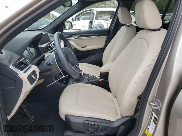 2022 BMW X1 sDrive28i with VIN WBXJG7C07N5V39345, listed as a Copart auction lot 41490005 with 26,894 mi miles and Salvage Title. Bid and sale history available at carsss.com. Image 7.
