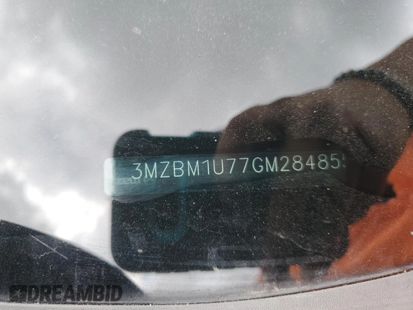 2016 Mazda 3 i Sport with VIN 3MZBM1U77GM284855, listed as a Copart auction lot 54549165 with 132,067 mi miles and Salvage Title. Bid and sale history available at DreamBid. Image 12.