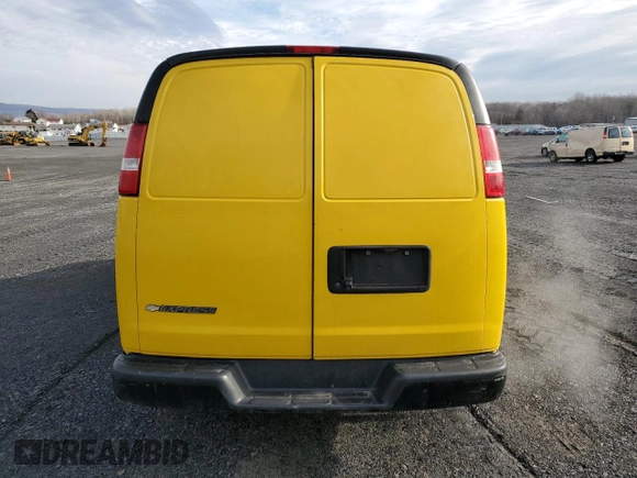 2018 Chevrolet Express Cargo Van with VIN 1GCWGAFG5J1316473, listed as a Copart auction lot 48440095 with 283,565 mi miles and Salvage Title. Bid and sale history available at carsss.com. Image 6.