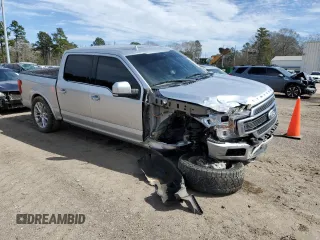 2018 Ford F-150 XL with VIN 1FTEW1EG9JFD36860, listed as a Copart auction lot 45994465 with 103,381 mi miles and Salvage Title. Bid and sale history available at carsss.com. Image 4.