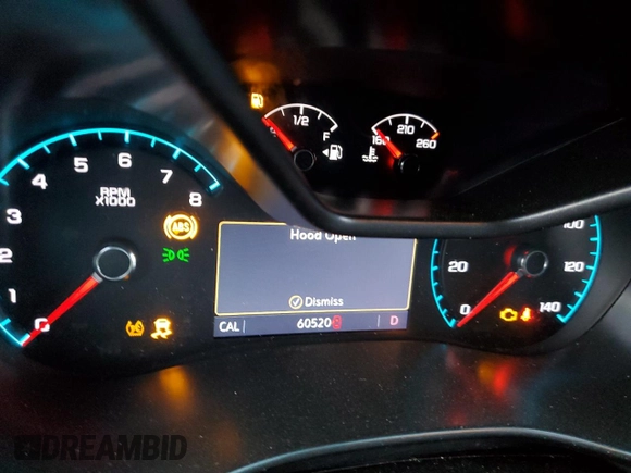 2020 GMC Canyon 4WD Denali with VIN 1GTG6EEN4L1229357, listed as a Copart auction lot 81523714 with 60,520 mi miles and Salvage Title. Bid and sale history available at carsss.com. Image 9.