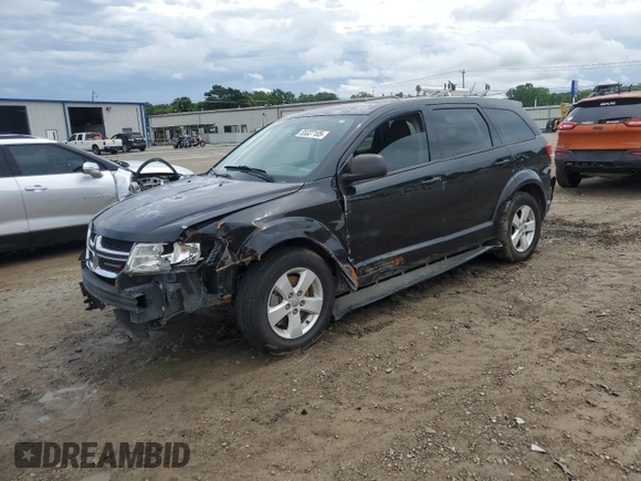 2013 Dodge Journey American Value with VIN 3C4PDCAB3DT566912, listed as a Copart auction lot 55327105 with 161,293 mi miles and Salvage title. Bid and sale history available at DreamBid. Image 1.