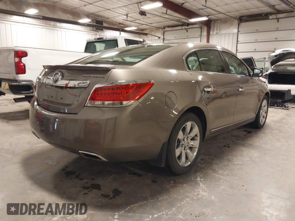 2012 Buick LaCrosse Premium 1 with VIN 1G4GD5E33CF176119, listed as a IAAI auction lot 42026838 with 35,084 mi miles. Bid and sale history available at carsss.com. Image 4.