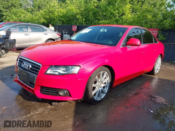 2009 Audi A4 Premium Plus with VIN WAUSF78K39N057389, listed as a IAAI auction lot 42389244 with 216,511 mi miles and . Bid and sale history available at DreamBid. Image 2.