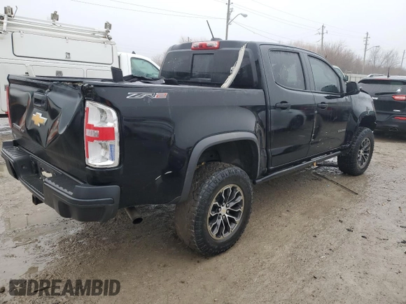 2018 Chevrolet Colorado 4WD ZR2 with VIN 1GCGTEEN2J1201465, listed as a Copart auction lot 41972705 with 0 mi miles and Salvage Title. Bid and sale history available at carsss.com. Image 3.