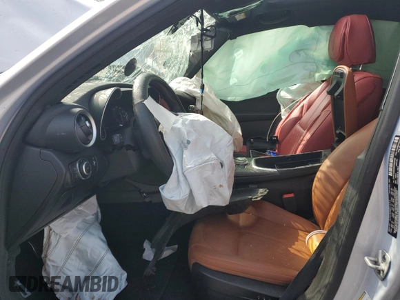 2022 Alfa Romeo Giulia Ti with VIN ZARFAMBNXN7665449, listed as a Copart auction lot 60749345 with Not provided miles and Salvage title. Bid and sale history available at DreamBid. Image 7.