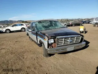 1985 Ford Pickup with VIN 1FTEX15N7FKB52026, listed as a Copart auction lot 77829264 with NaN miles and Salvage Title. Bid and sale history available at carsss.com. Image 11.