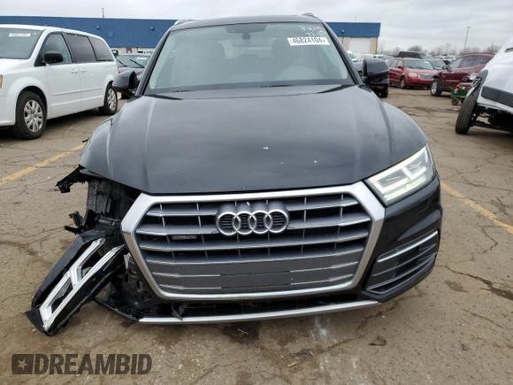 2018 Audi Q5 Premium Plus with VIN WA1BNAFY1J2023249, listed as a Copart auction lot 46824104 with 78,832 mi miles and Salvage Title. Bid and sale history available at carsss.com. Image 5.