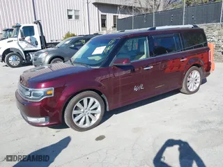 2019 Ford Flex Limited EcoBoost with VIN 2FMHK6DT9KBA02251, listed as a IAAI auction lot 41910475 with 1 mi miles. Bid and sale history available at carsss.com. Image 2.