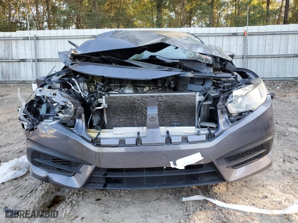 2017 Honda Civic Sedan EX with VIN 19XFC2F76HE026767, listed as a Copart auction lot 47216875 with 81,324 mi miles and Salvage Title. Bid and sale history available at carsss.com. Image 5.