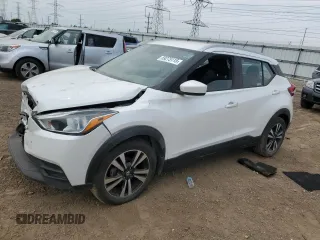 2018 Nissan Kicks SV with VIN 3N1CP5CUXJL531654, listed as a Copart auction lot 59275115 with Not provided miles and Salvage title. Bid and sale history available at DreamBid. Image 1.
