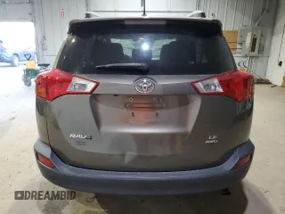 2015 Toyota RAV4 LE with VIN JTMBFREV4FD164921, listed as a Copart auction lot 87045954 with 114,350 mi miles and Salvage Title. Bid and sale history available at DreamBid. Image 6.