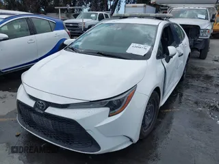 2020 Toyota Corolla LE with VIN JTDEPRAE1LJ109839, listed as a IAAI auction lot 42090736 with 49,895 mi miles. Bid and sale history available at carsss.com. Image 2.