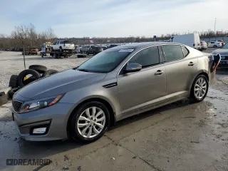 2014 Kia Optima EX with VIN 5XXGN4A76EG343677, listed as a Copart auction lot 47235465 with 163,612 mi miles and Salvage Title. Bid and sale history available at carsss.com. Image 1.