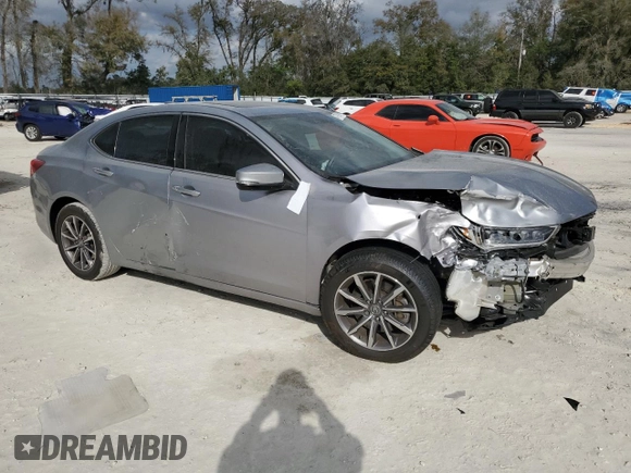 2020 Acura TLX w/Technology Pkg with VIN 19UUB1F53LA003270, listed as a Copart auction lot 47791925 with 58,181 mi miles and Non Repairable. Bid and sale history available at carsss.com. Image 4.