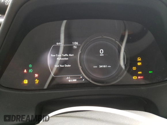 2022 Lexus UX 250h F Sport with VIN JTHE9JBH8N2055567, listed as a Copart auction lot 80708554 with 34,161 mi miles and Salvage Title. Bid and sale history available at DreamBid. Image 9.