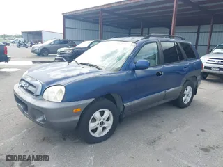 2006 Hyundai Santa Fe GLS with VIN KM8SC13D76U090698, listed as a IAAI auction lot 42005394 with 1 mi miles. Bid and sale history available at carsss.com. Image 2.